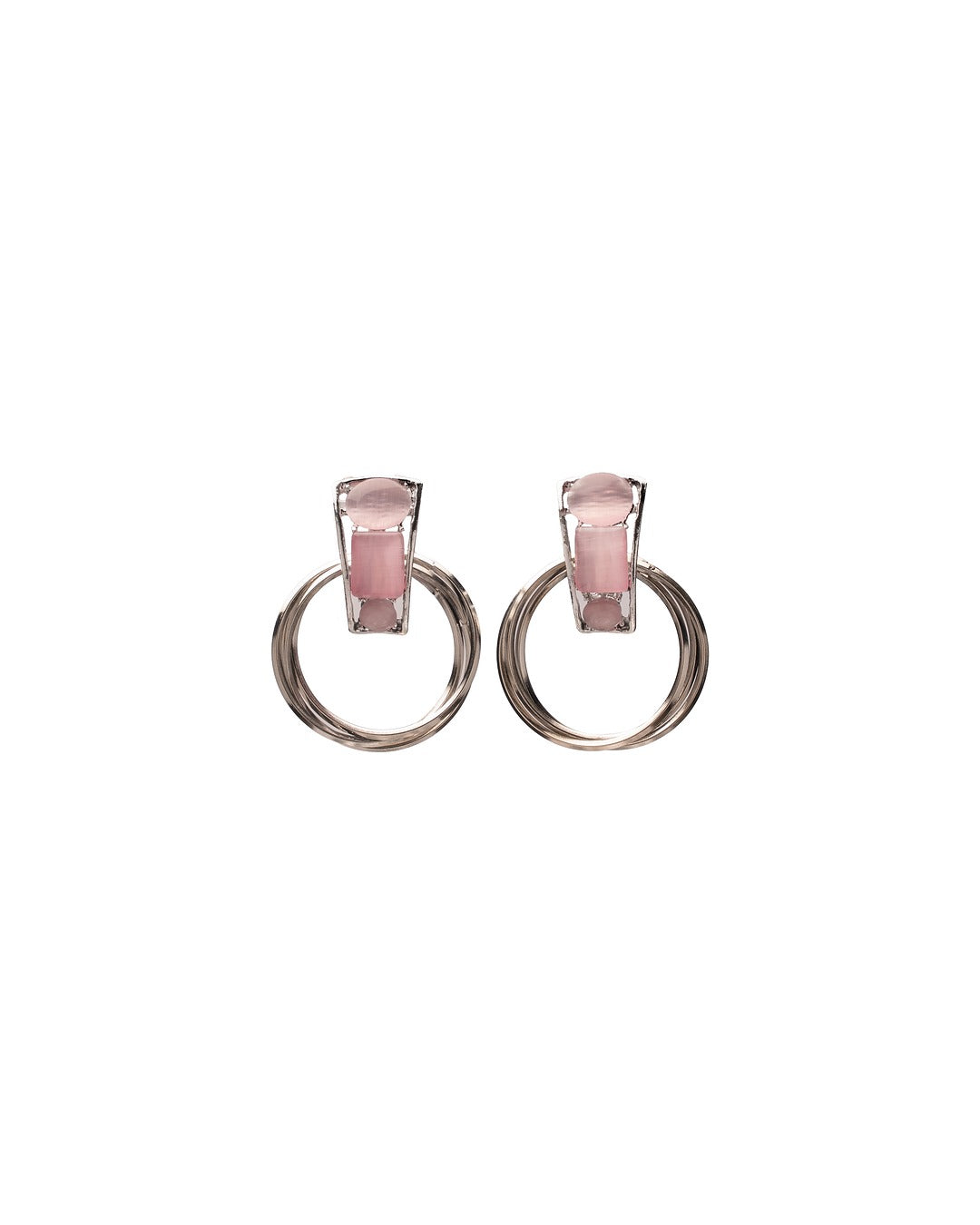 Gleam Loop – Modern Black Hoops with a Bold Twist
