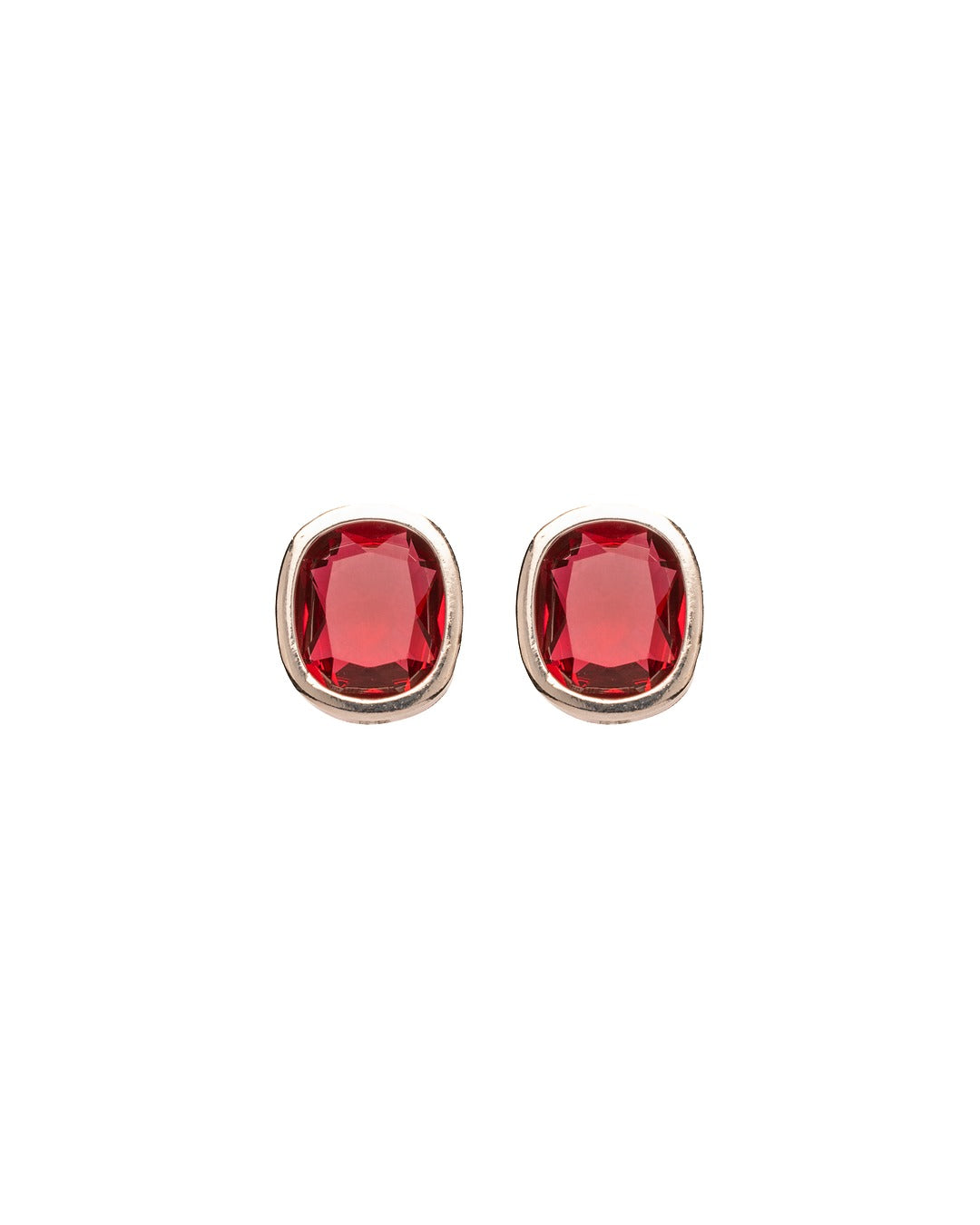 Rose Mood: Cushion-Cut Blush Studs