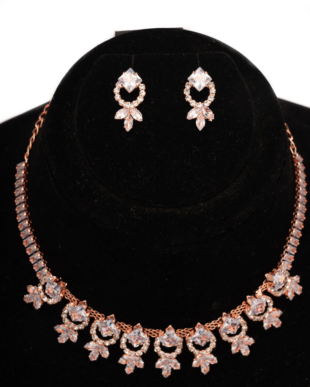 Rose Royalty Designer Necklace Set - Where Grace Meets Glamour