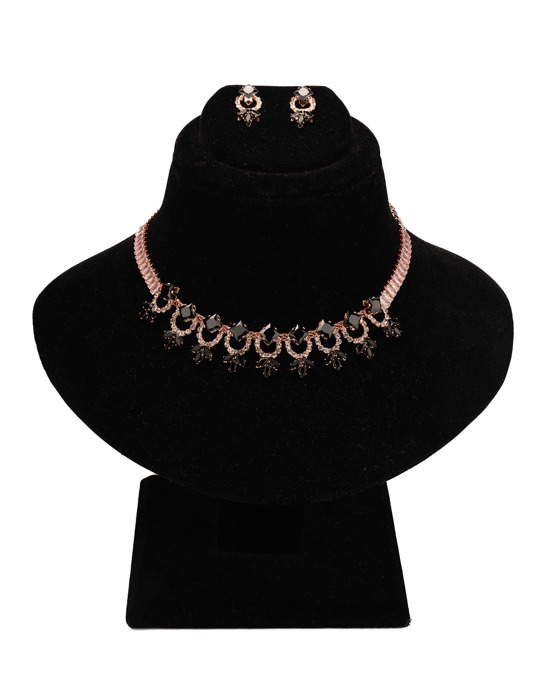 Rose Royalty Designer Necklace Set - Where Grace Meets Glamour