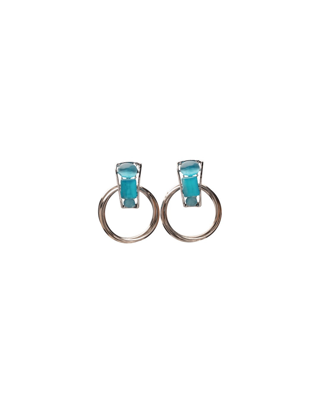 Gleam Loop – Modern Black Hoops with a Bold Twist