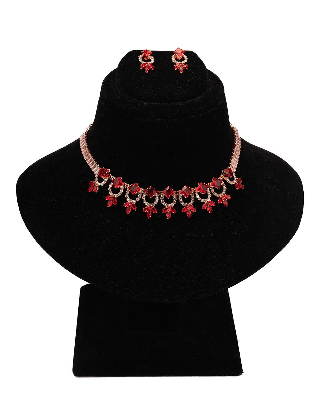 Rose Royalty Designer Necklace Set - Where Grace Meets Glamour