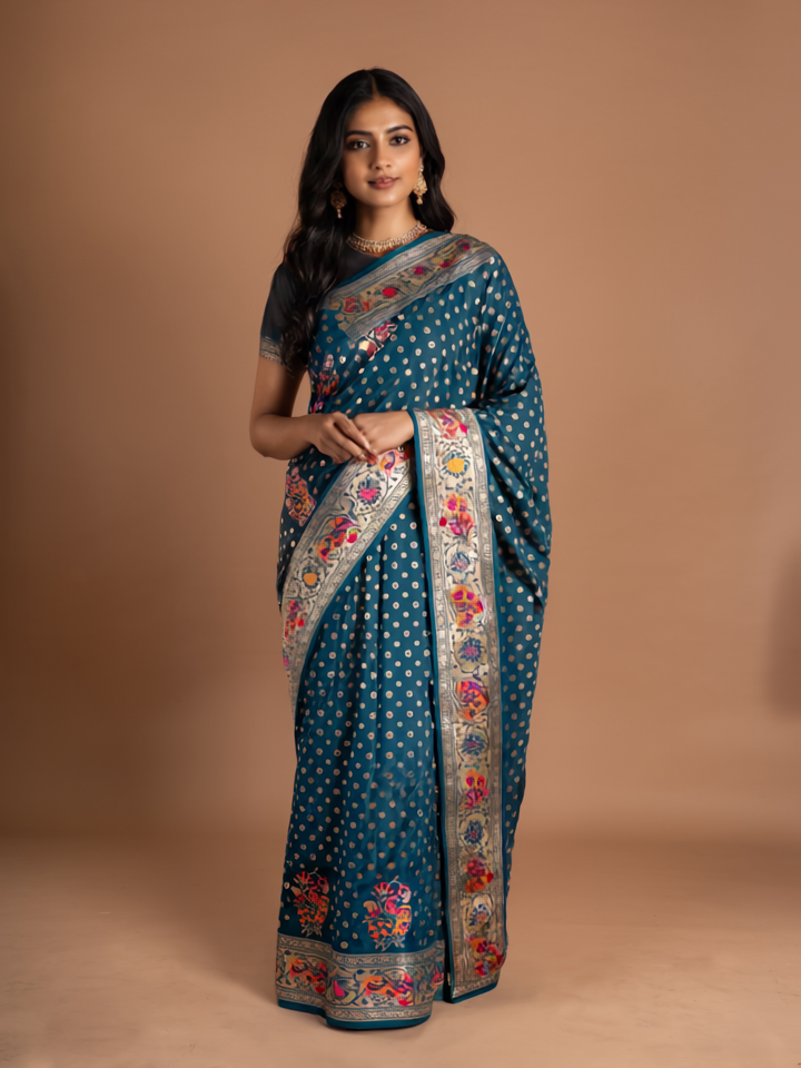 Midnight Meena Elegance That Speaks Without Words - A Regal Blend of Art and Tradition