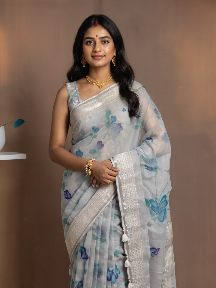 Embrace Elegance in Every Thread - Sheer Beauty, Woven Gracefully