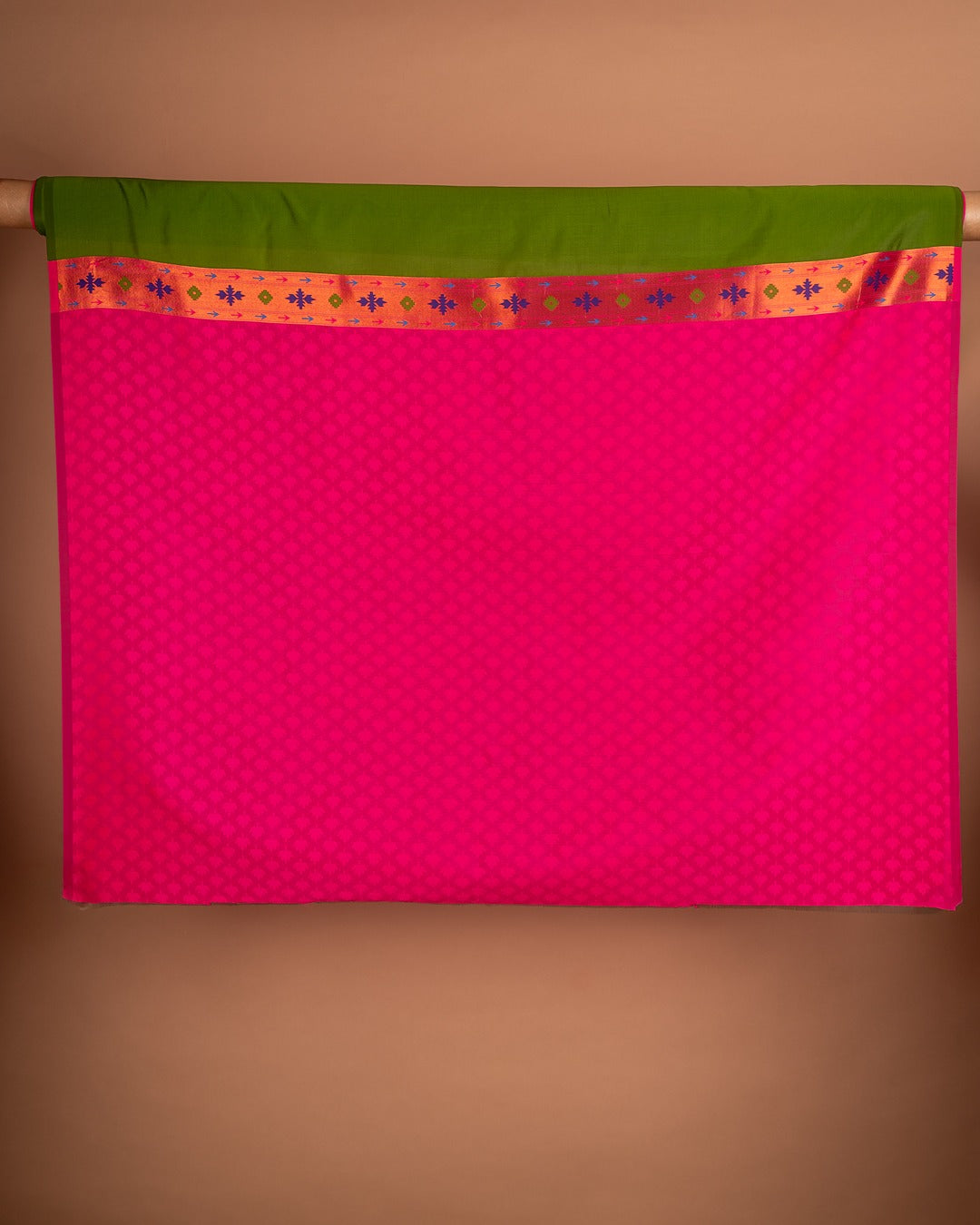 Boldly Traditional – The Radiant Green Silk Saree - Celebrate Culture with a Splash of Colour and Craft