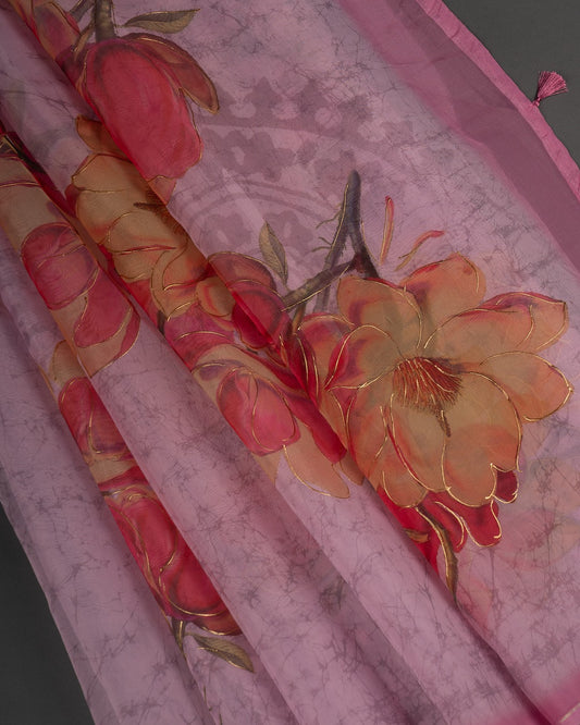 Petals in Pastel, Grace in Every Fold - Bloom Boldly in Blush & Sunshine