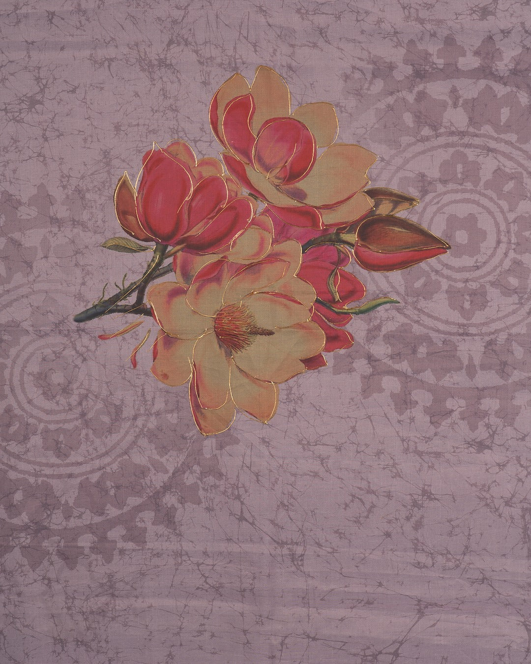 Petals in Pastel, Grace in Every Fold - Bloom Boldly in Blush & Sunshine