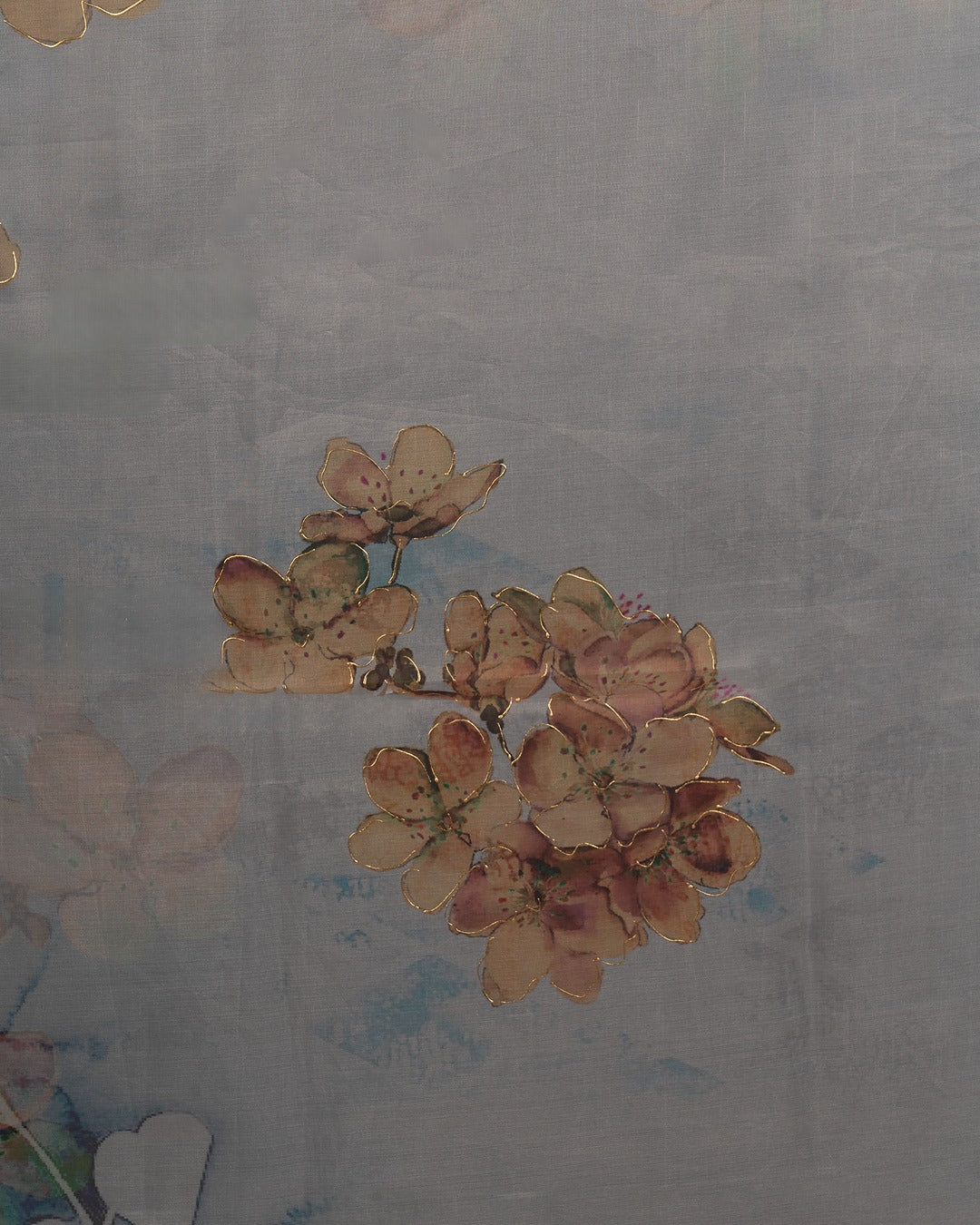 Elegance in Bloom: Embrace Grace with Our Floral Organza Saree - Lightweight Luxury with a Touch of Timeless Charm