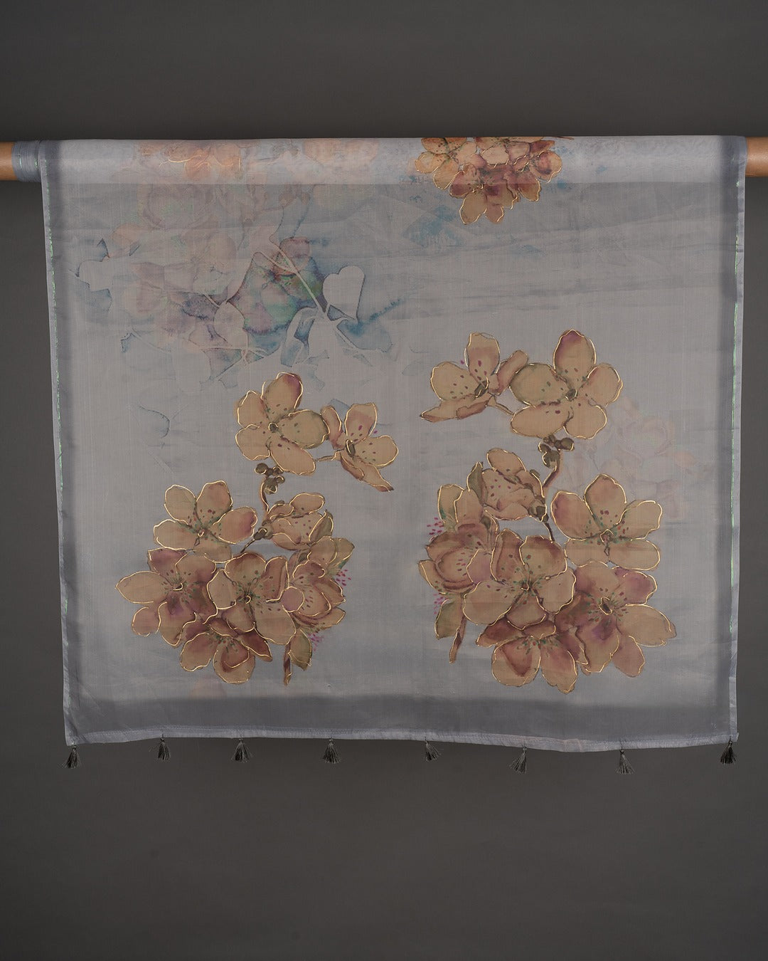Elegance in Bloom: Embrace Grace with Our Floral Organza Saree - Lightweight Luxury with a Touch of Timeless Charm