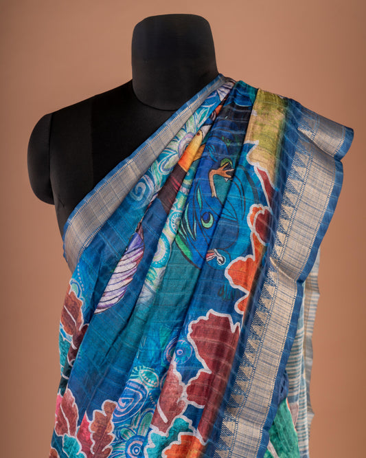 When Color Dances, Let the Necklace Sing - A Canvas of Blue, A Celebration of Style