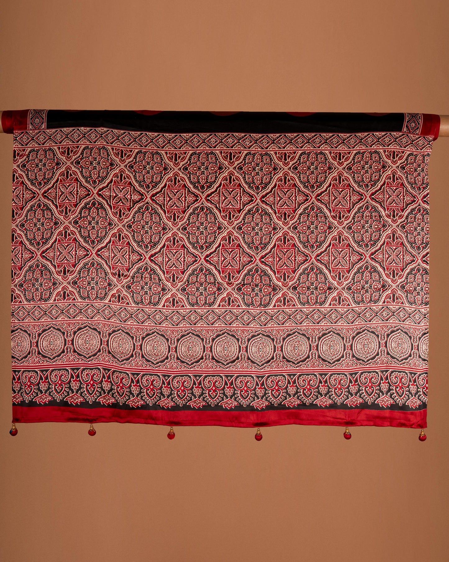 Bold Geometry, Timeless Grace - The Saree That Speaks in Patterns and Poetry