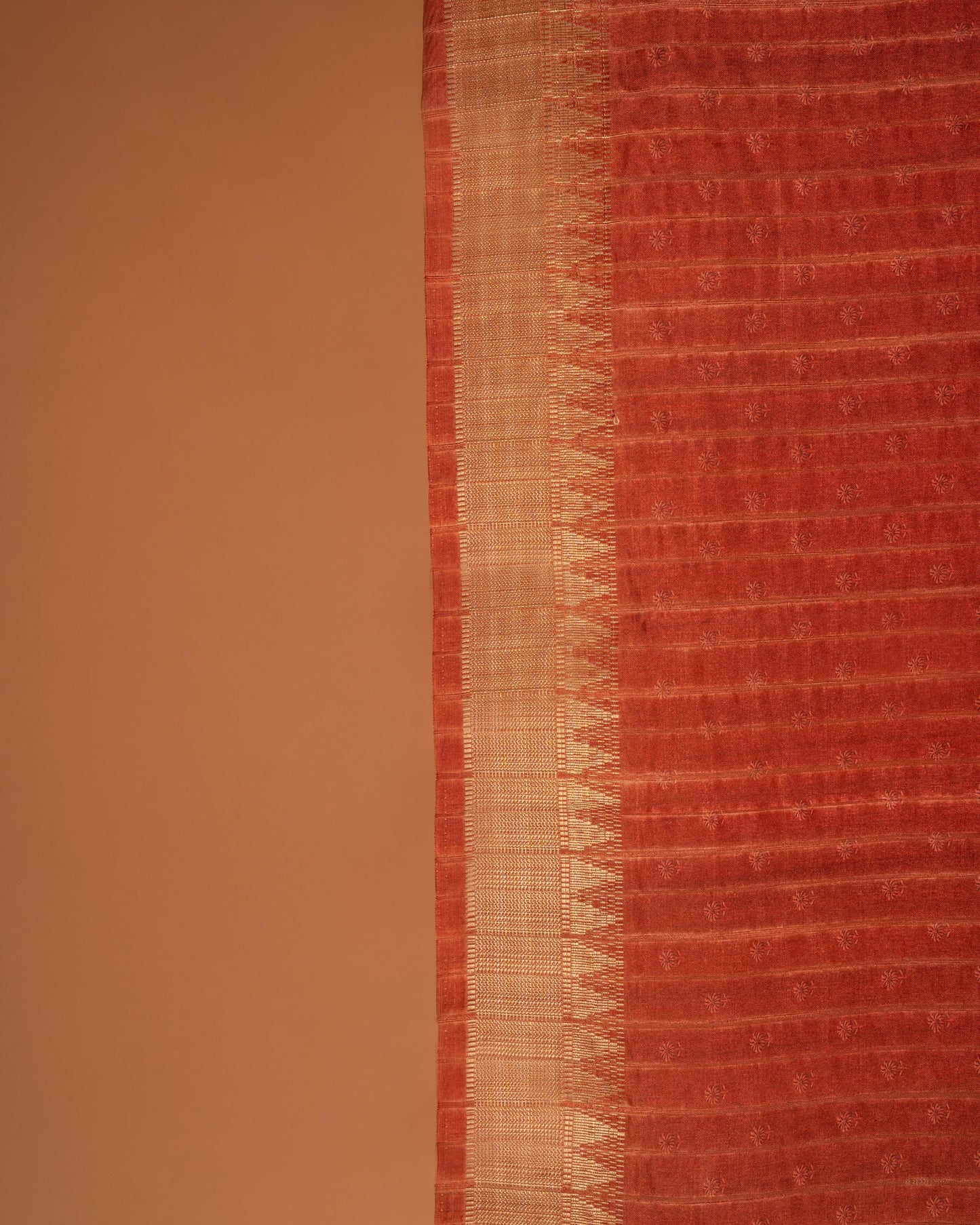 Bold Leaves, Soft Elegance - A Saree That Blooms