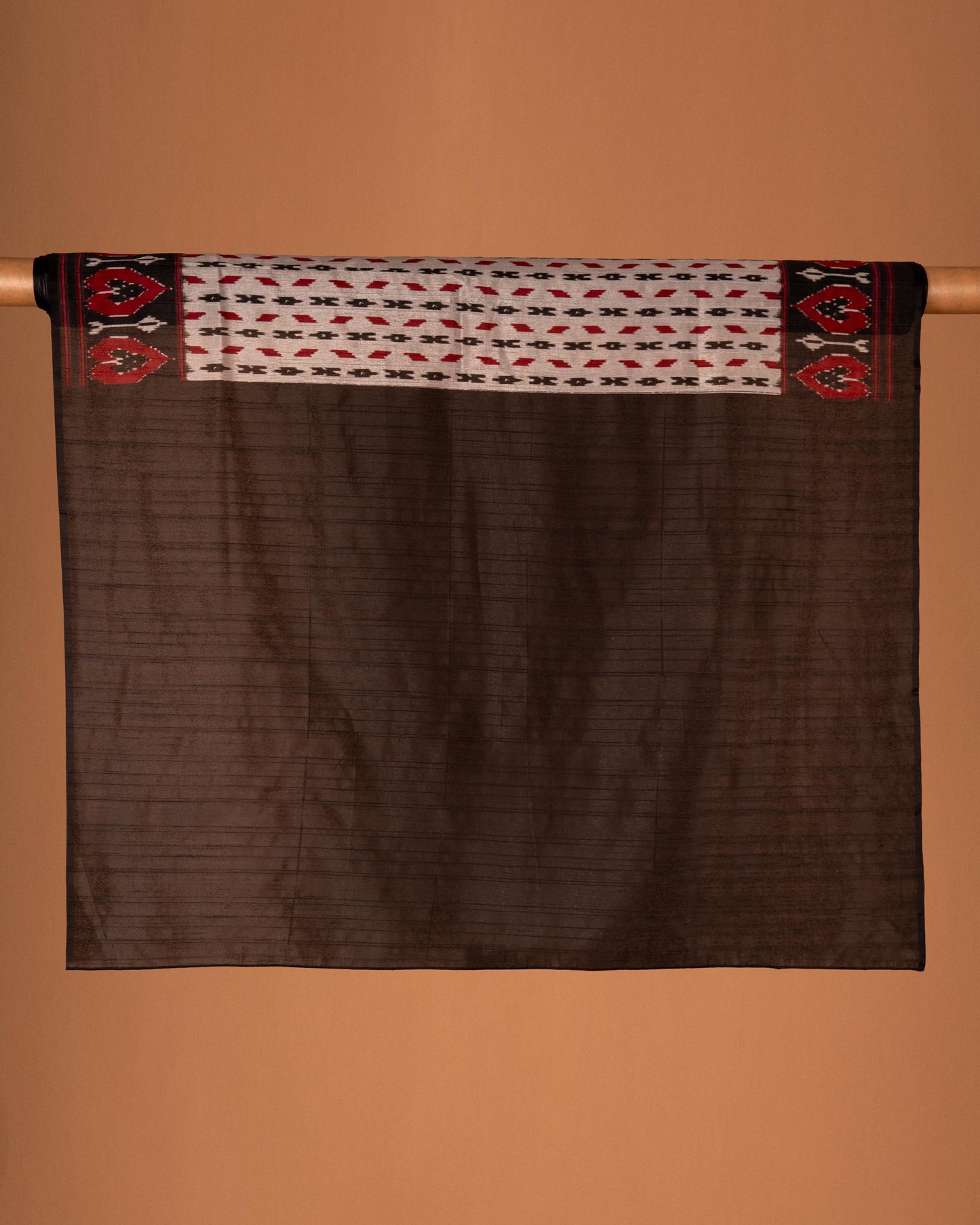 Threads of Tradition - Bold Ikat Beauty in Black & White