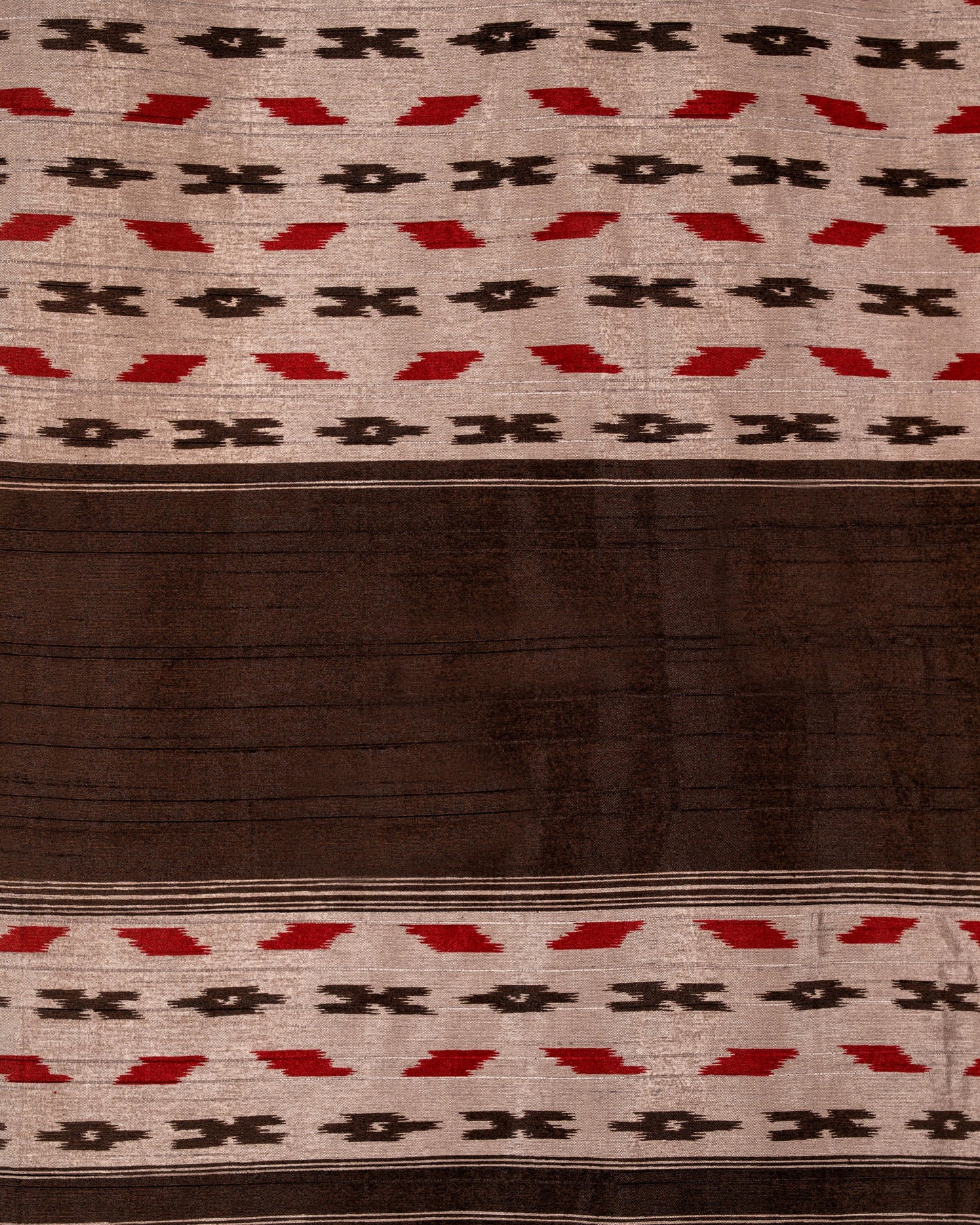 Threads of Tradition - Bold Ikat Beauty in Black & White