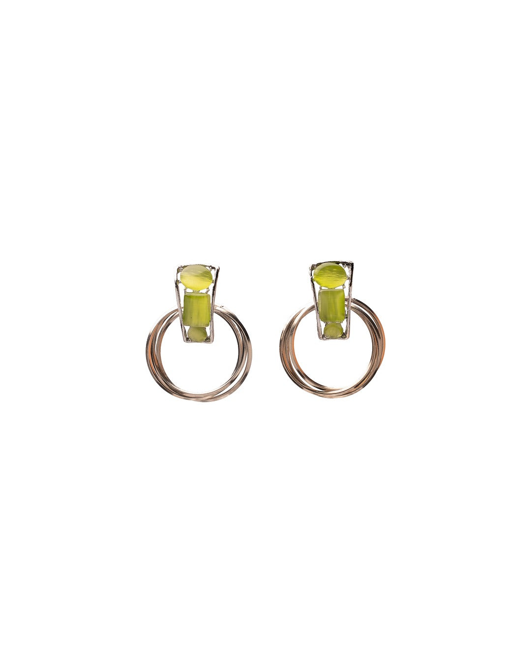 Gleam Loop – Modern Black Hoops with a Bold Twist