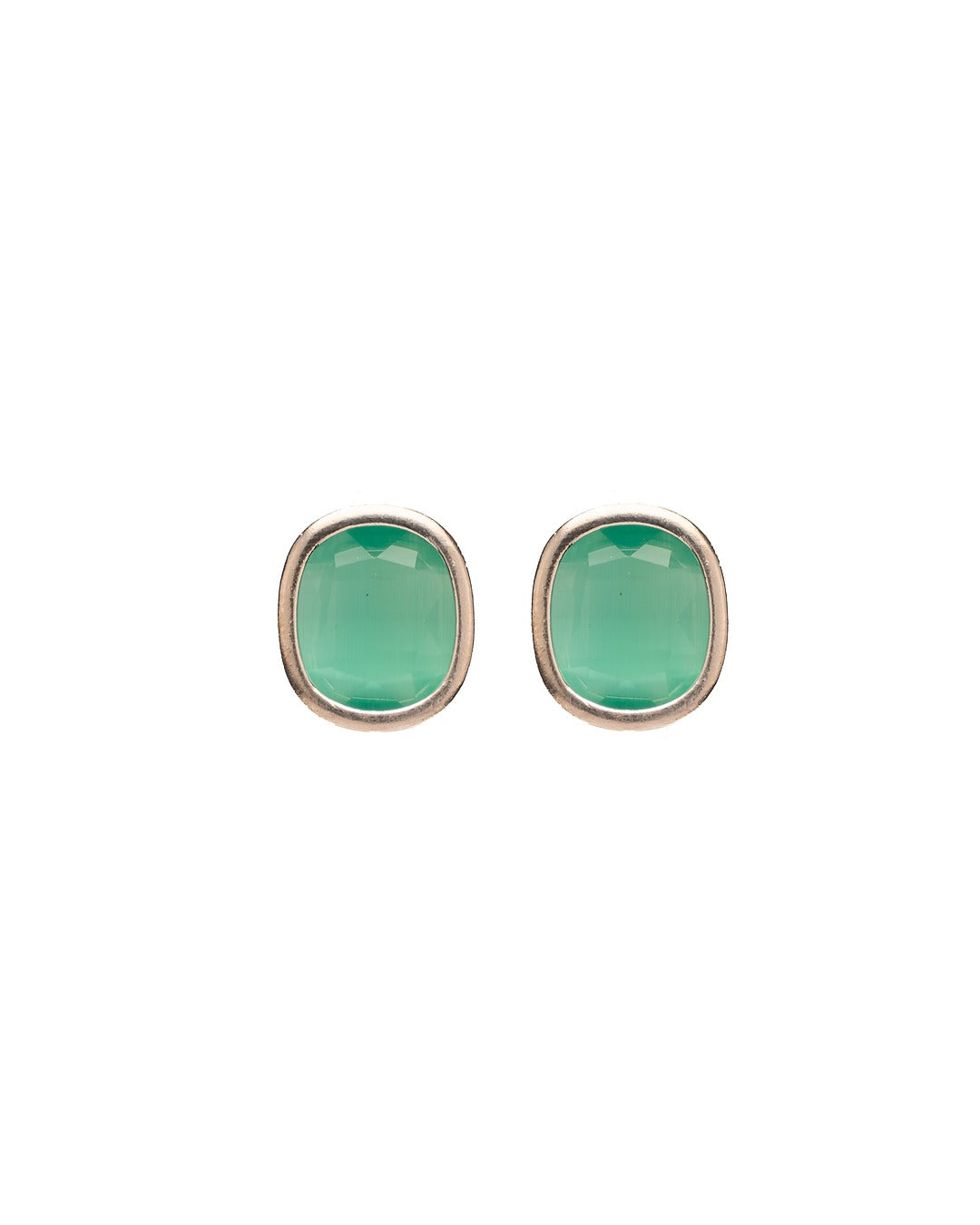 Rose Mood: Cushion-Cut Blush Studs