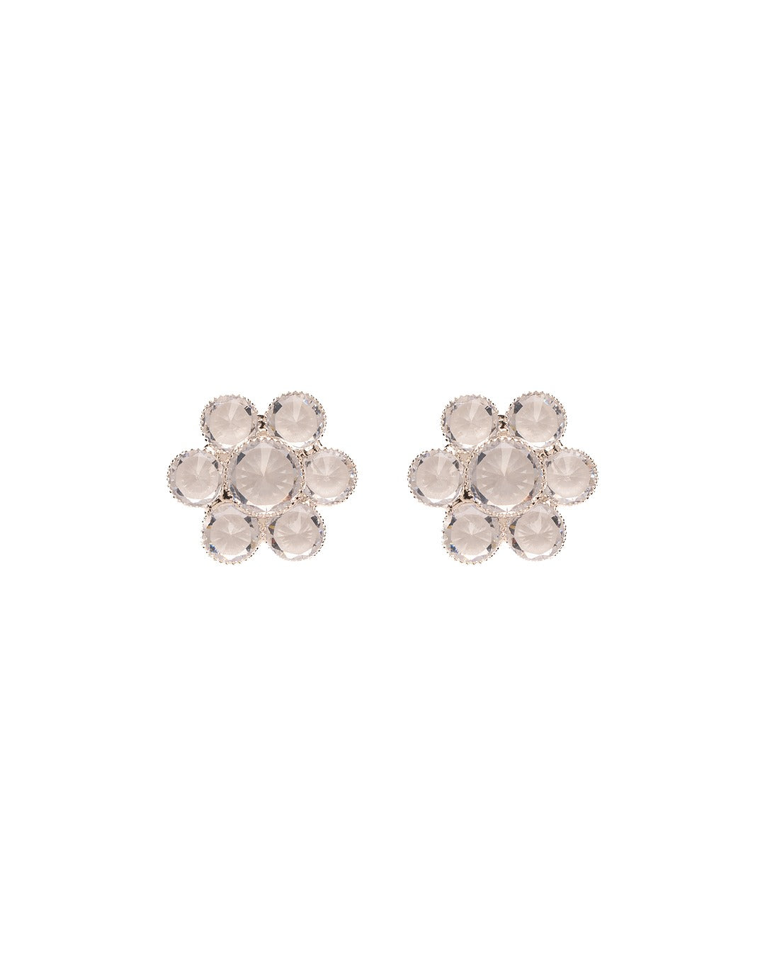 Crystal Bloom Studs - Petals of Shine, Simplicity Refined