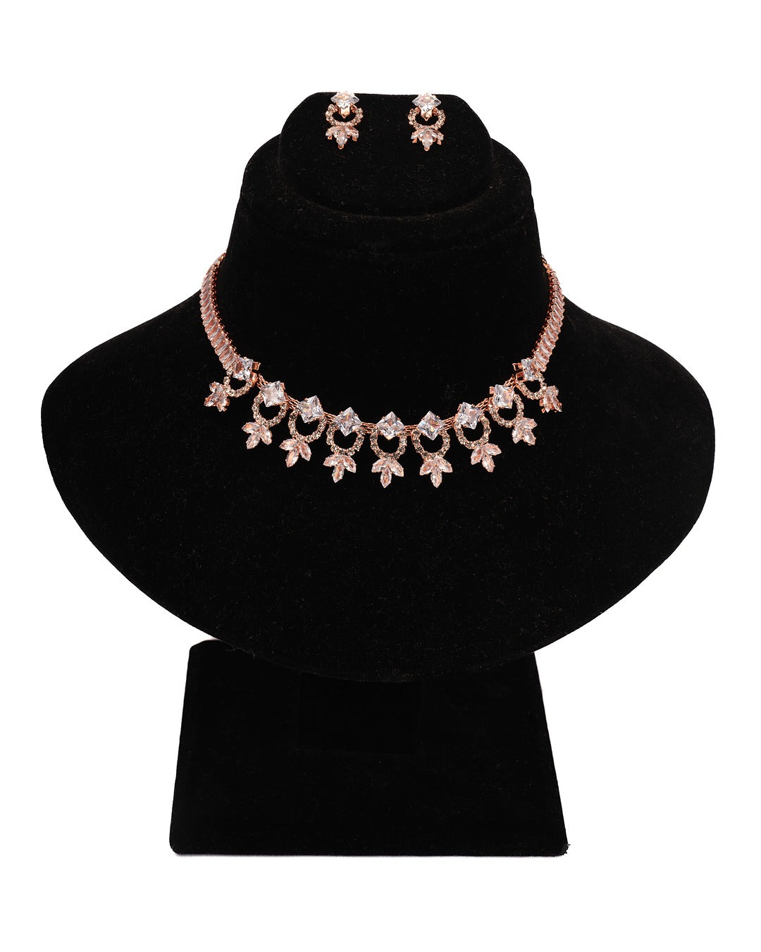 Rose Royalty Designer Necklace Set - Where Grace Meets Glamour