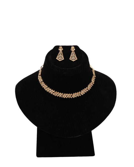 Golden Blossom Necklace Set - Grace in Every Petal, Glow in Every Look