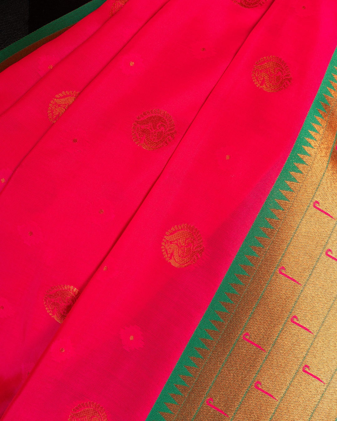 The Essence of Tradition – Red Radiance Silk Saree - Where Culture Meets Classic Elegance