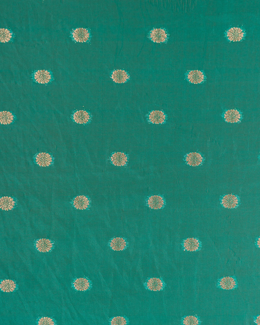 Emerald Green Banarasi Saree with Elephant Motifs - Step into Royalty with Every Pleat