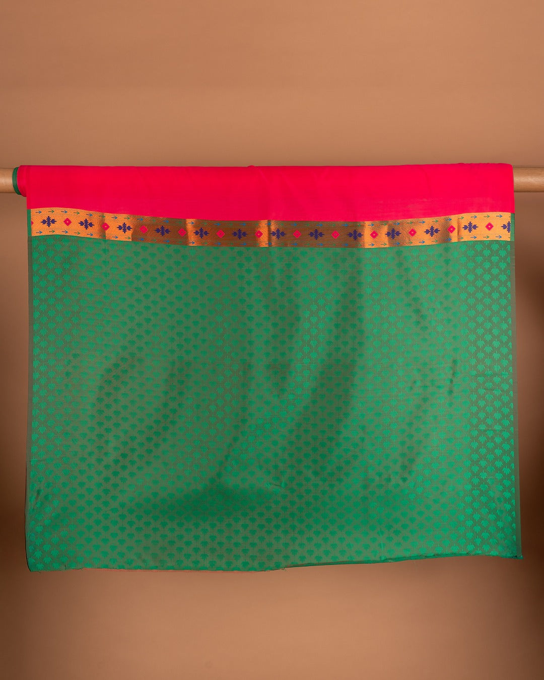 The Essence of Tradition – Red Radiance Silk Saree - Where Culture Meets Classic Elegance