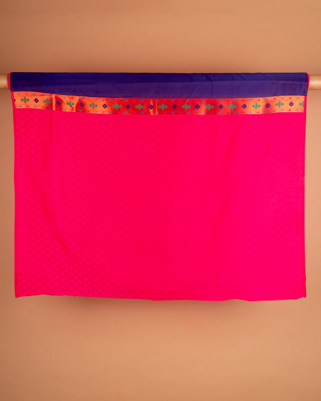 Majestic in Every Fold – The Royal Blue Zari Silk Saree - Bold Beauty, Woven in Tradition