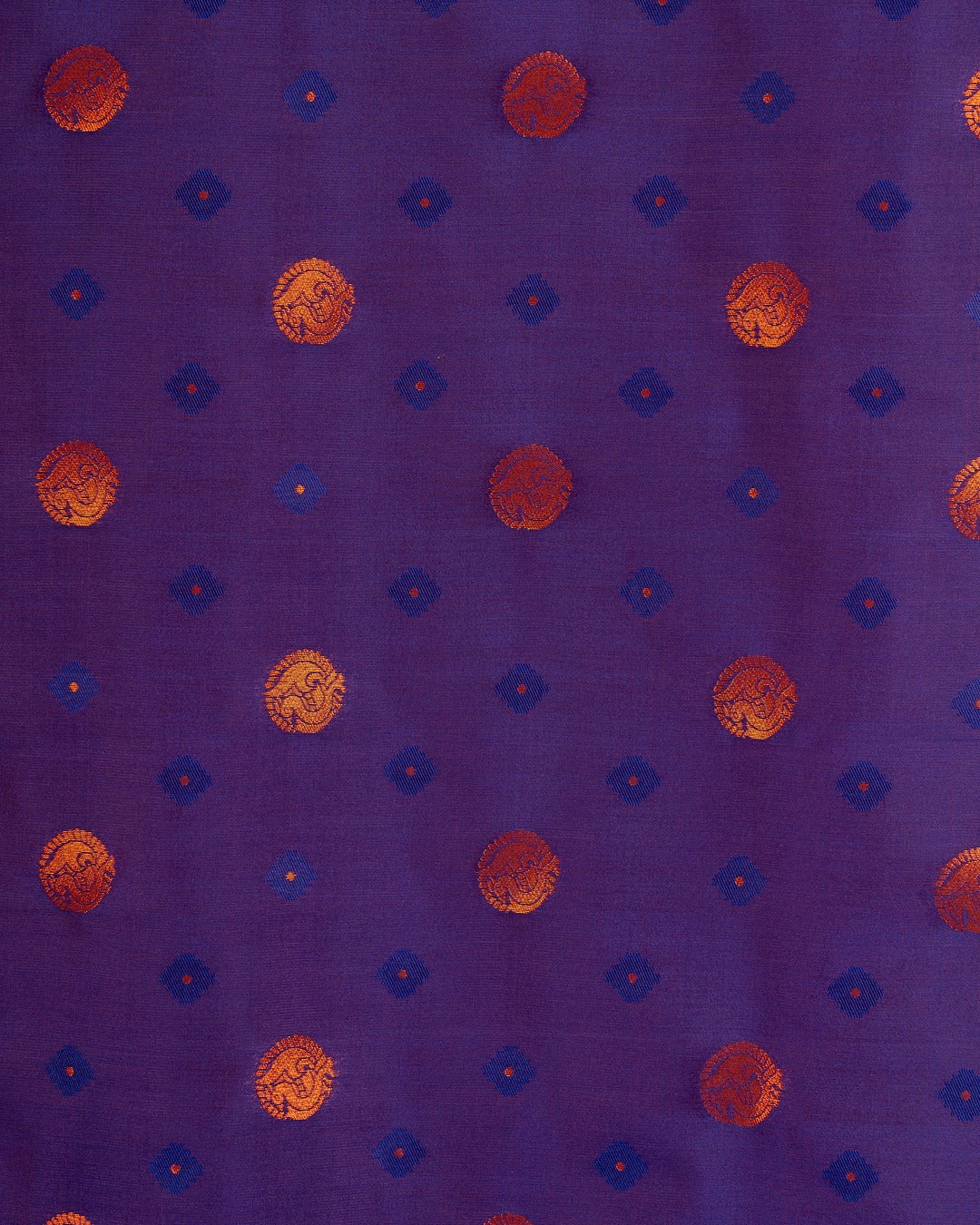 Majestic in Every Fold – The Royal Blue Zari Silk Saree - Bold Beauty, Woven in Tradition