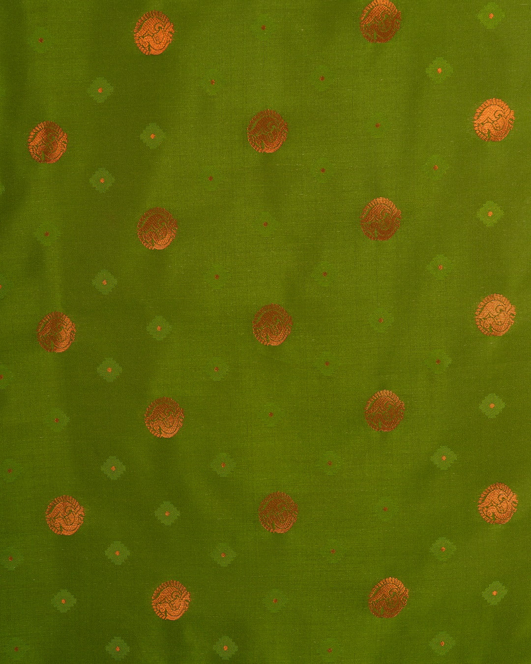 Boldly Traditional – The Radiant Green Silk Saree - Celebrate Culture with a Splash of Colour and Craft