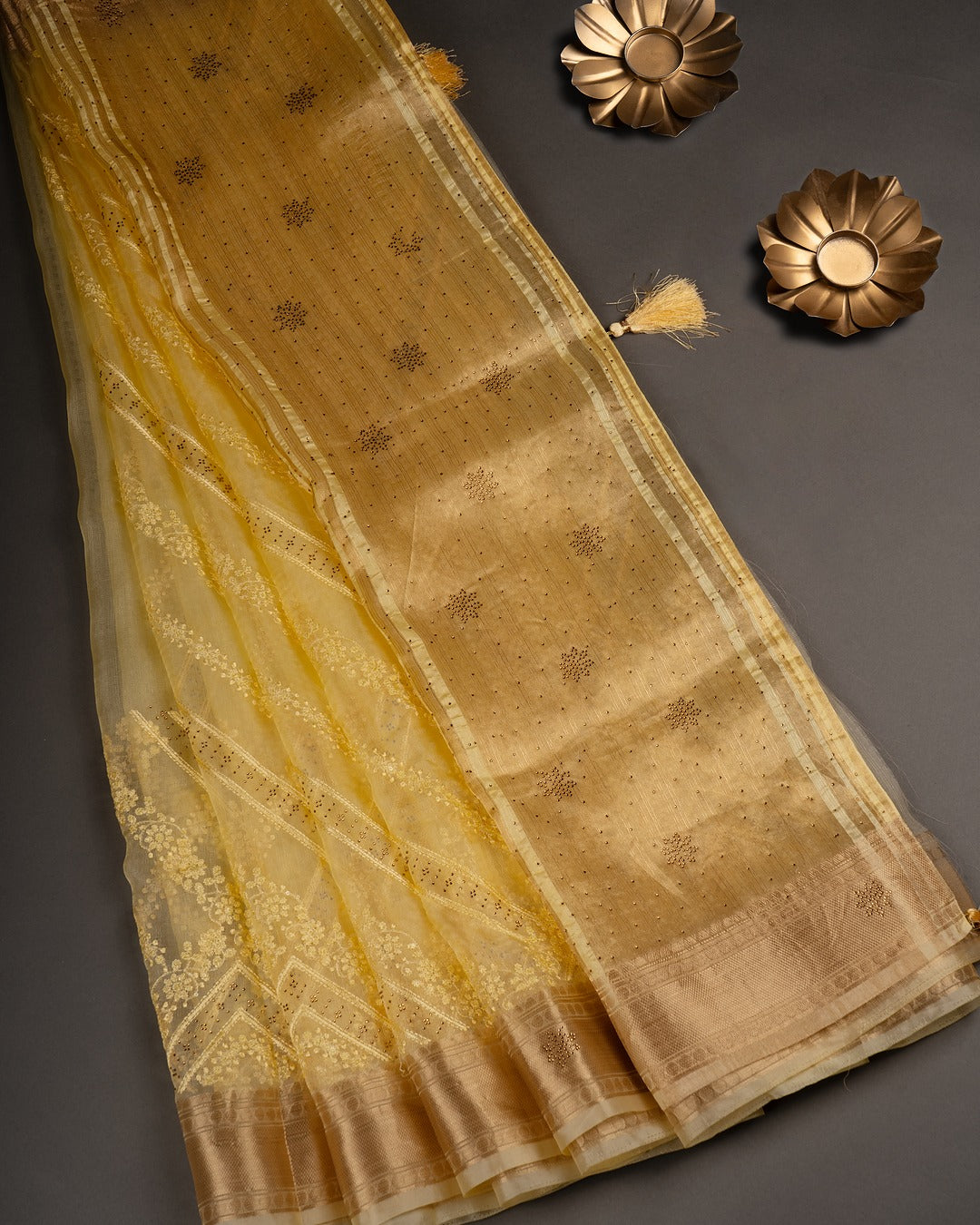 Drape the Glow of Grace - Classic Gold, Modern Charm