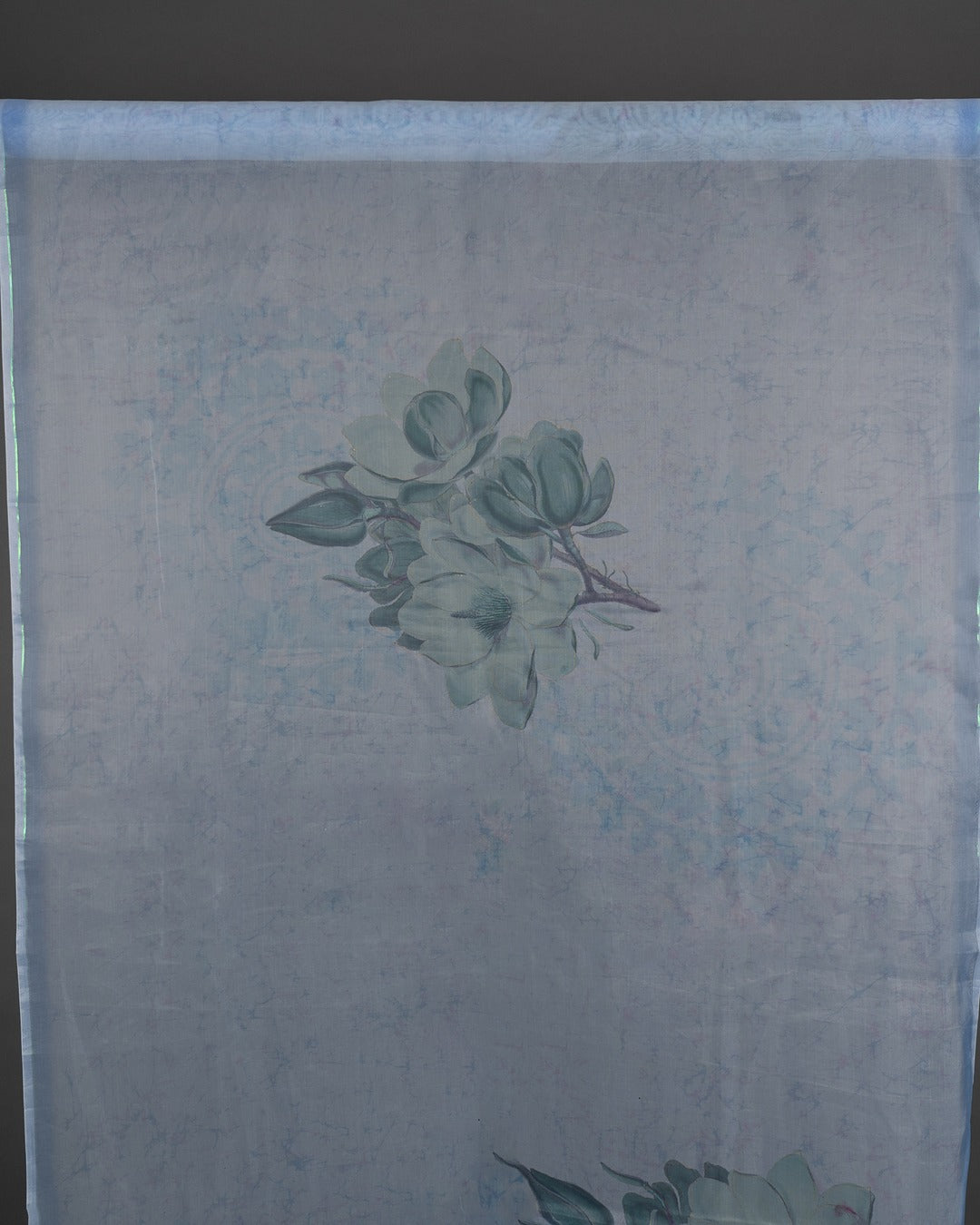 Grace in Every Drape: The Serene Mint Organza Saree - Soft Hues, Strong Impressions – Redefine Elegance Effortlessly