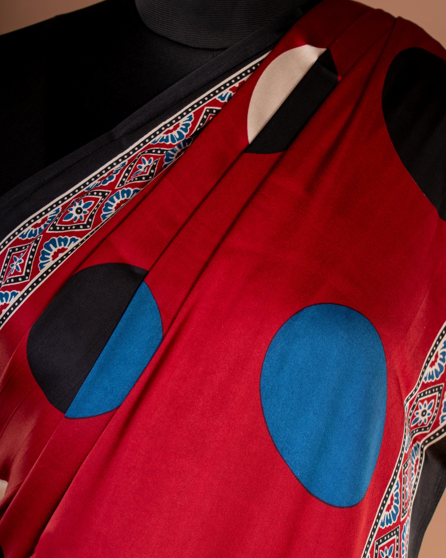 Bold Dots, Timeless Drama - Redefine Elegance with a Playful Twist