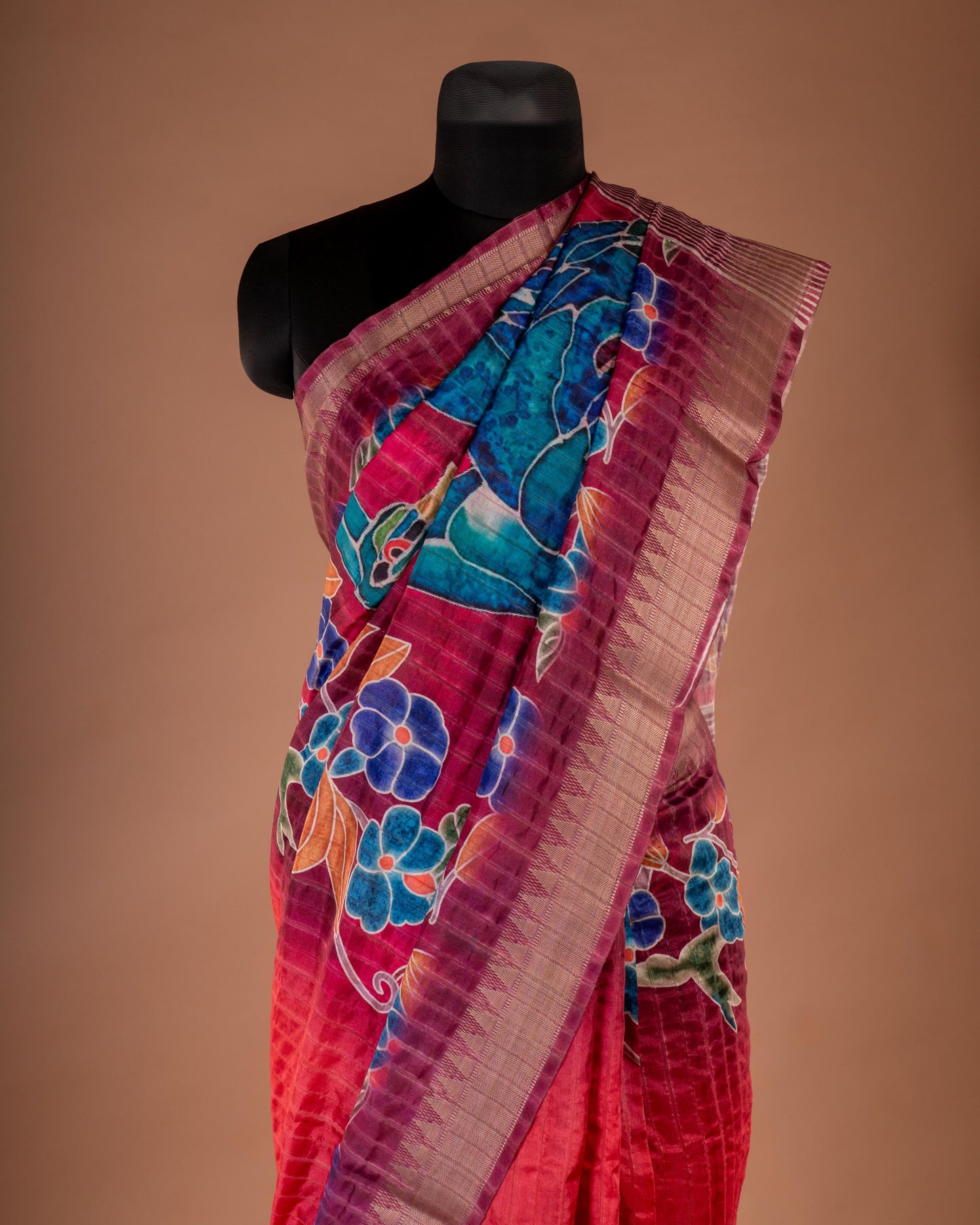 Where Bloom Meets Grace - Wrap Yourself in a Story of Color and Elegance