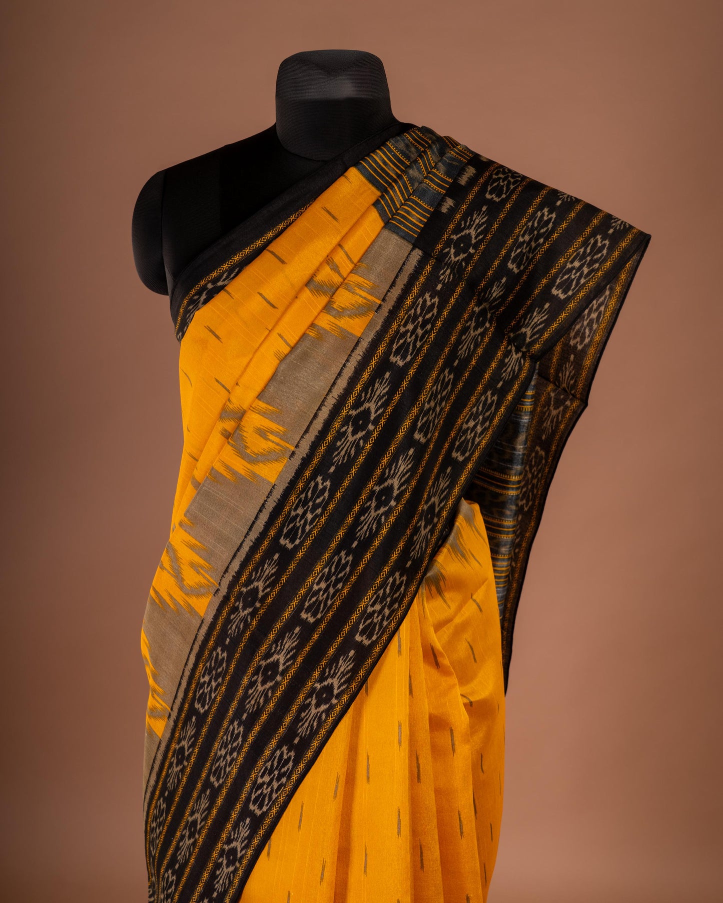 Golden Hues, Bold Moods - A Saree That Glows