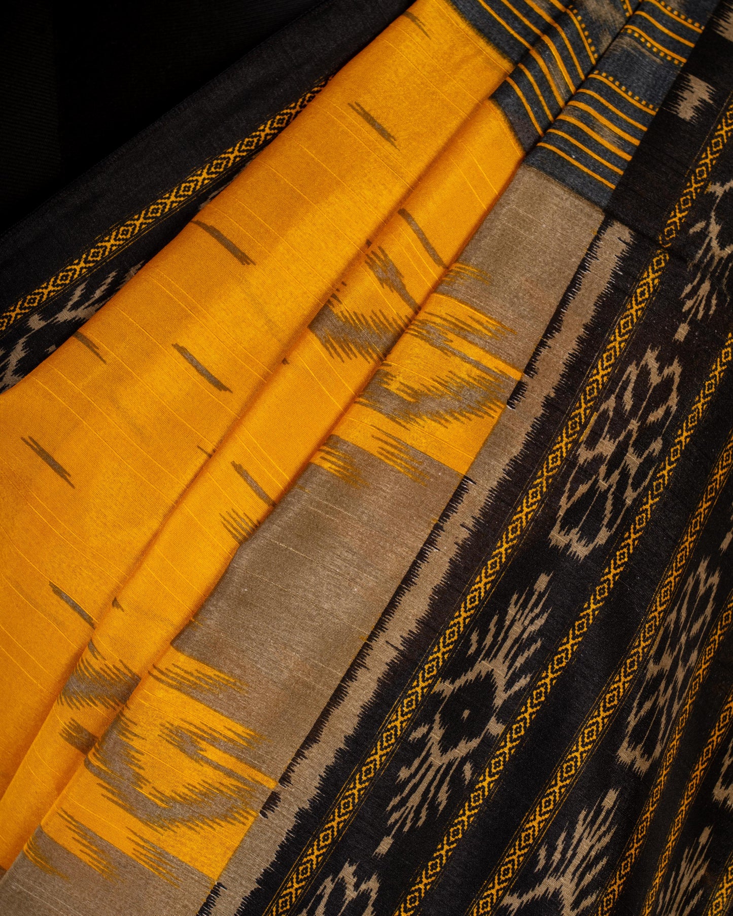 Golden Hues, Bold Moods - A Saree That Glows